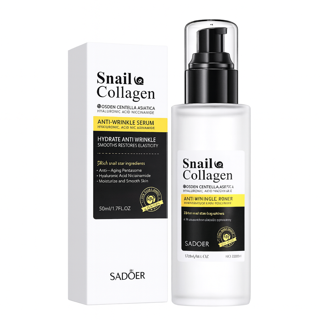Pachet anti-rid - Ser + Toner cu extract de melc și colagen
