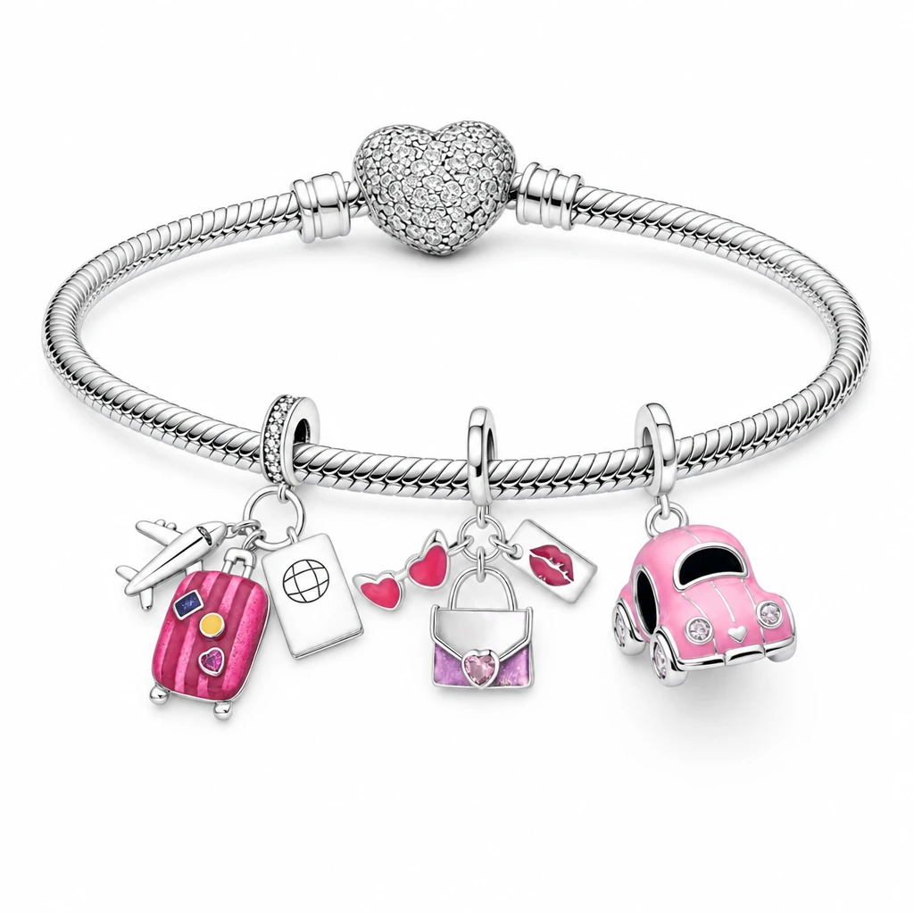 Set brățară cu charmuri – Aventură la fiecare pas