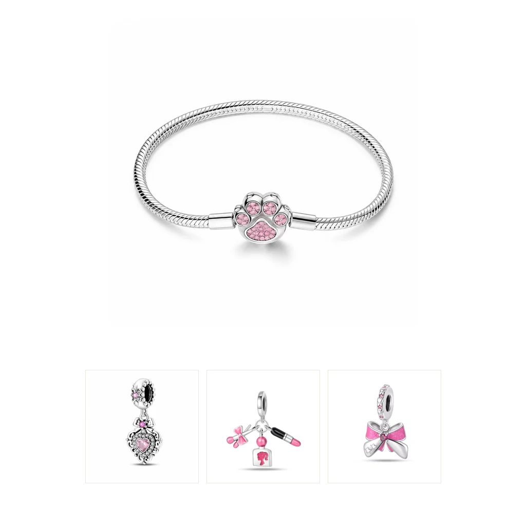 Set brățară cu charmuri – Eleganță de prințesă