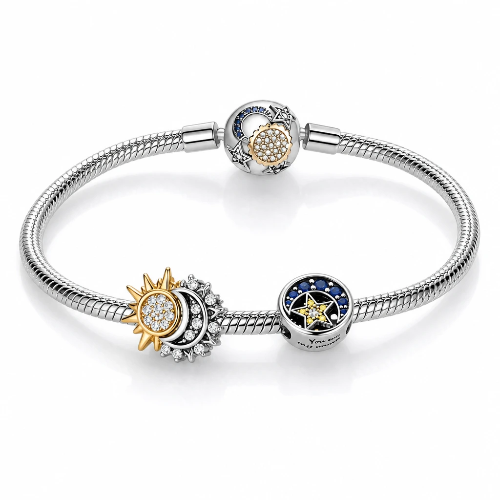 Set brățară cu charmuri – Răsărit cosmic