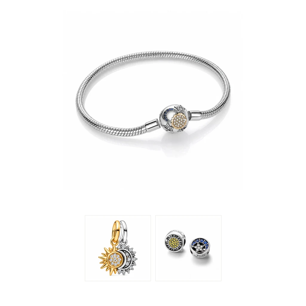 Set brățară cu charmuri – Răsărit cosmic