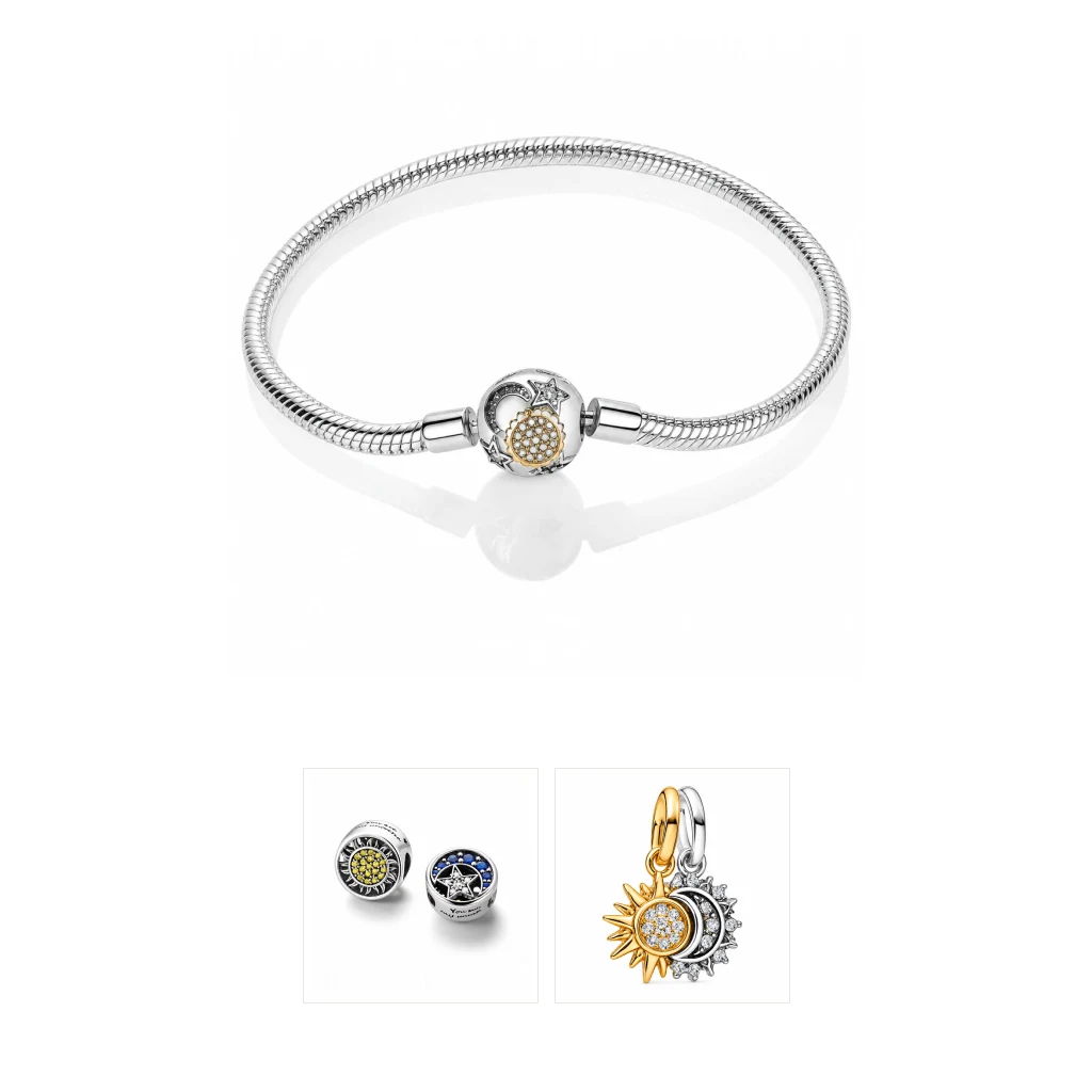 Set brățară cu charmuri – Răsărit cosmic