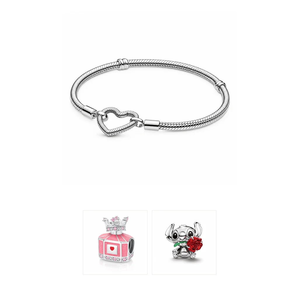 Set brățară cu charmuri – Romantism elegant