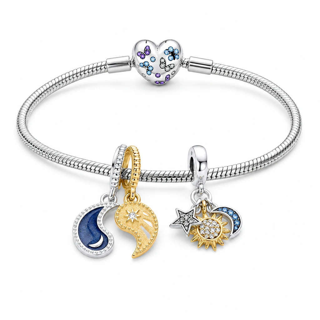Set brățară cu charmuri – Visare cosmică