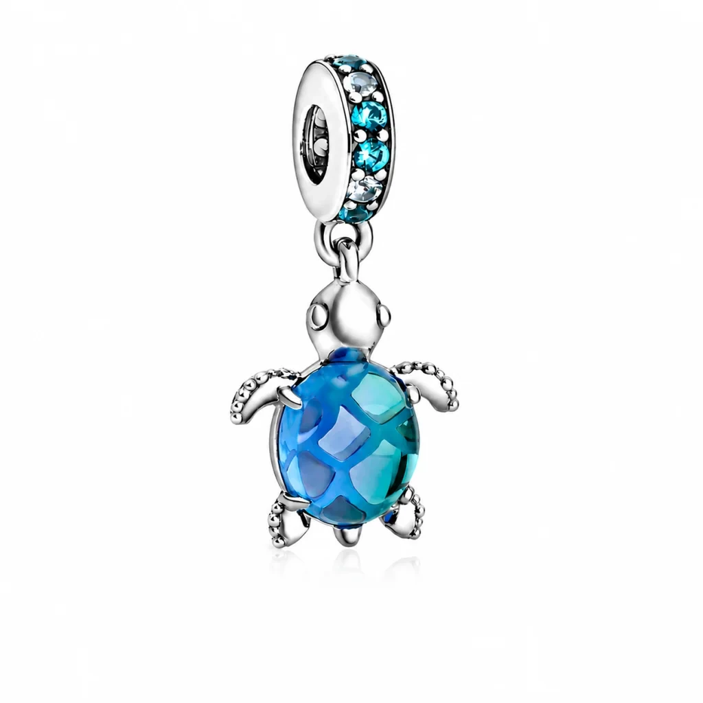 Set Ocean Albastru — brățară și charm țestoasă - imagine 3