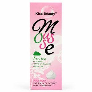 Spumă demachiantă 3 în 1 cu Aloe Vera, Kiss Beauty Mousse, 150 ml